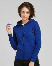 photo of Ladies' Full Zip Hooded Sweatshirt - SG29F
